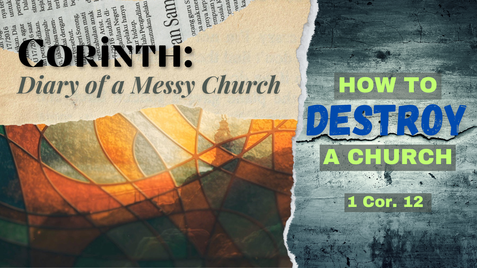 How to Destroy a Church
