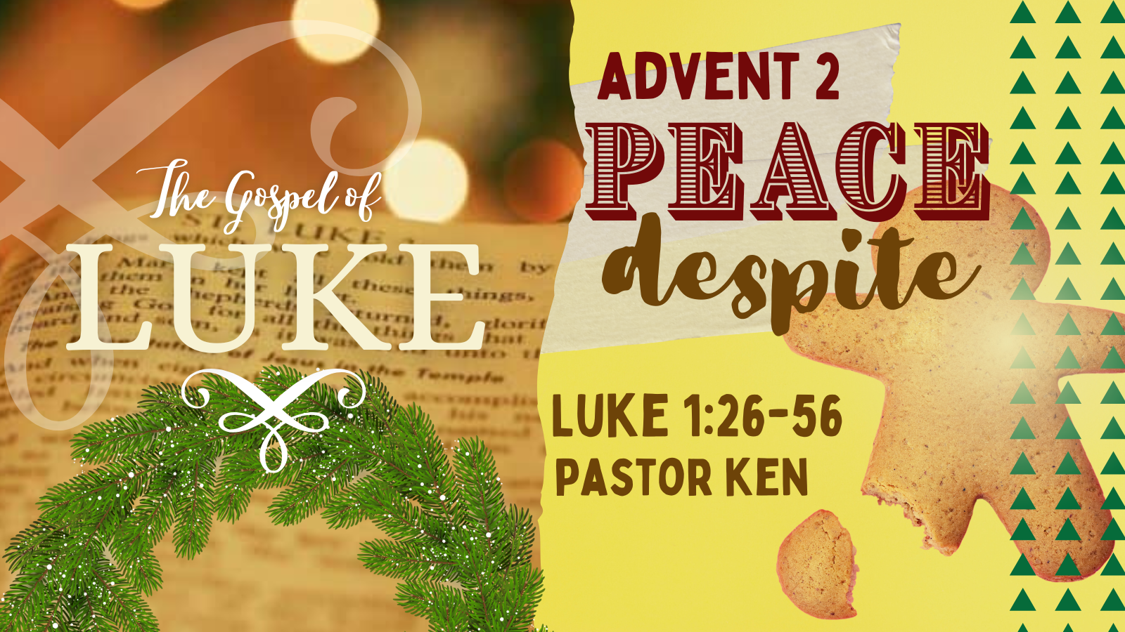 Advent 2 – Peace Despite